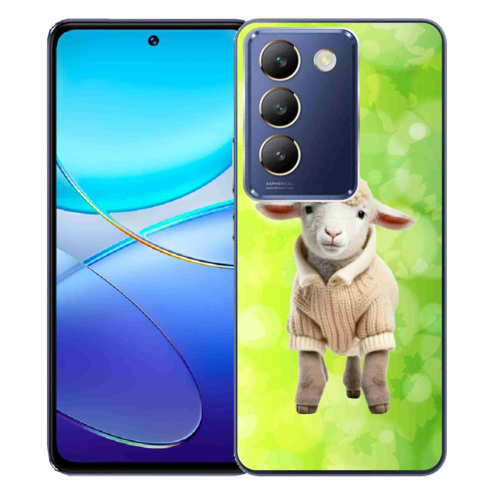 Gelový kryt mmCase na Vivo V40 SE 4G/5G - jehně ve svetru
