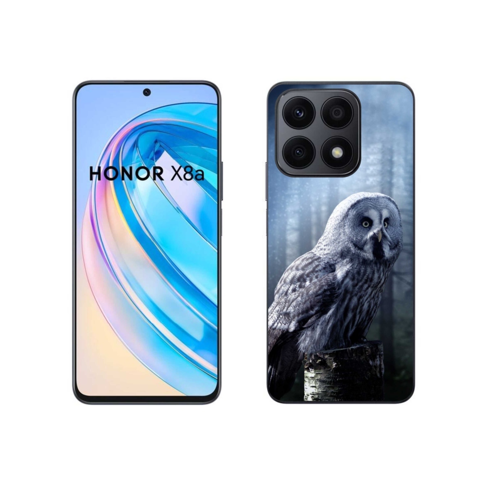 Gelový kryt mmCase na Honor X8a - sova
