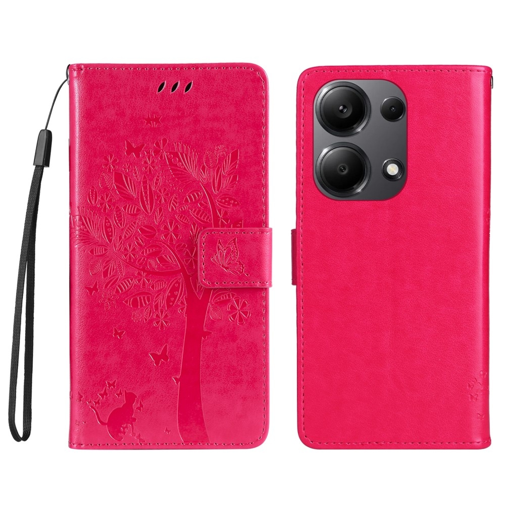 Trees knížkové pouzdro na Xiaomi Redmi Note 13 Pro 4G/Poco M6 Pro - rose