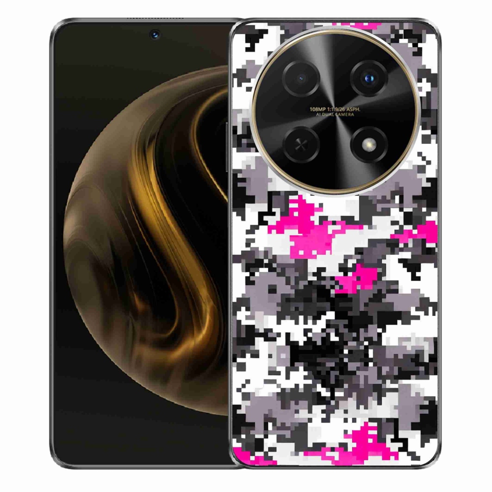 Gelový kryt mmCase na Huawei Nova 12i - maskáčový vzor 4