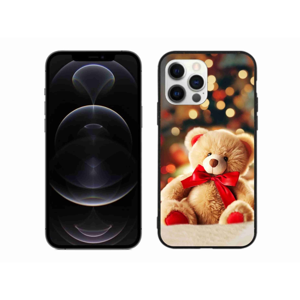 Gelový kryt mmCase na iPhone 12 Pro Max - plyšový medvídek