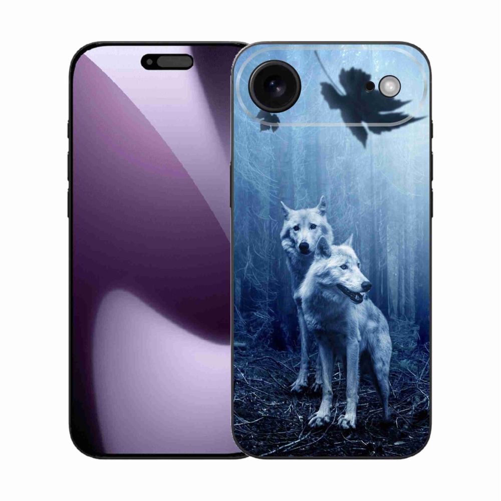 Gelový kryt mmCase na iPhone 17 Air - vlci v lese