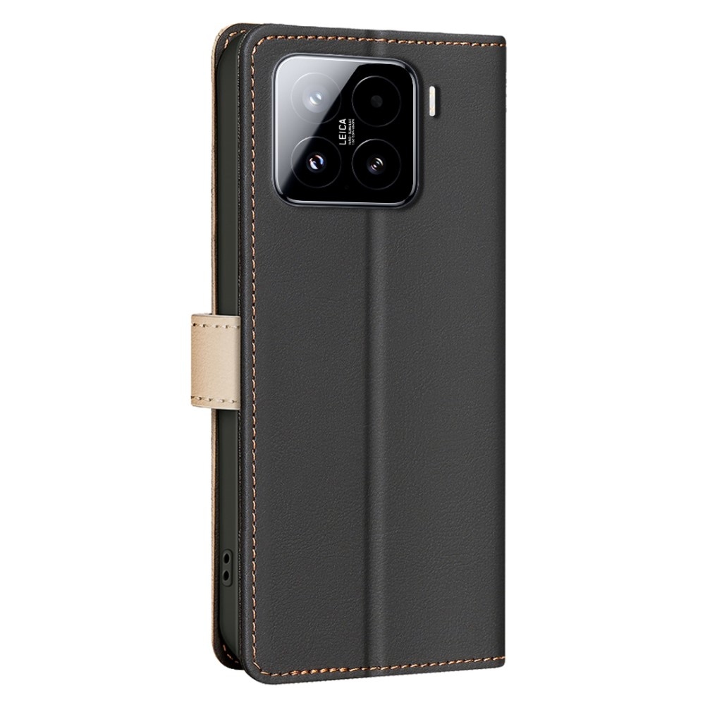 BNF DUO knížkové pouzdro na Xiaomi 15 - černé