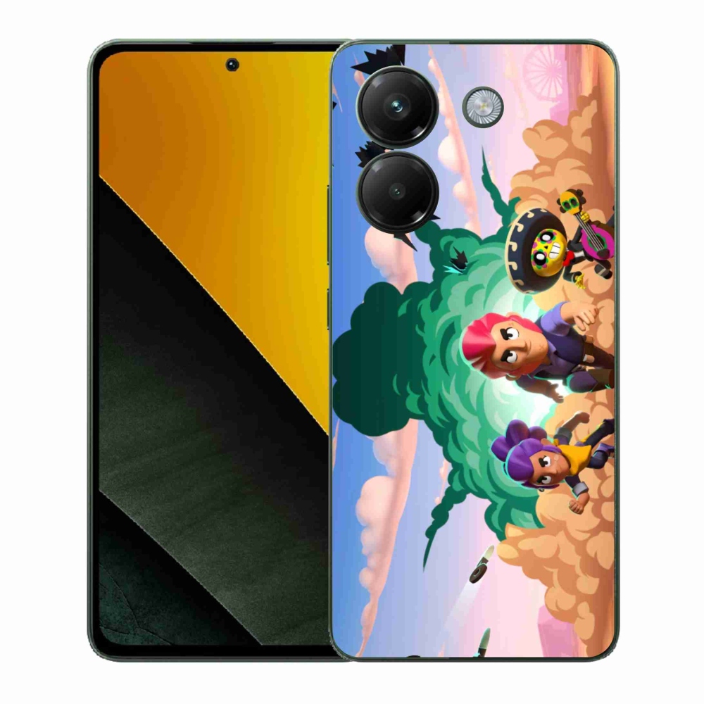 Gelový kryt mmCase na Xiaomi Poco M7 Pro 5G - brawl stars