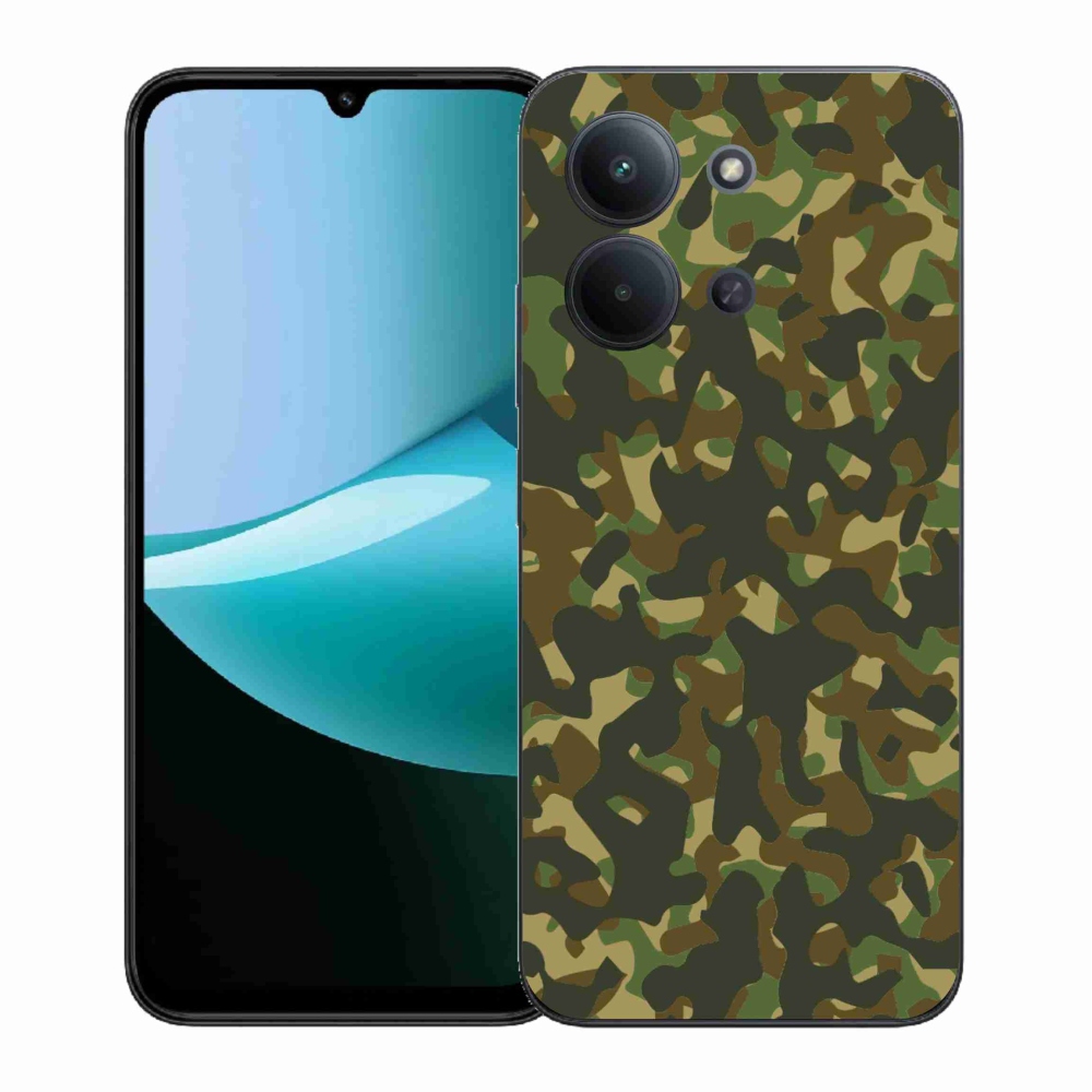 Gelový kryt mmCase na Xiaomi Redmi 15C 4G (171mm)/Poco C85 4G (171mm) - maskáčový vzor 1