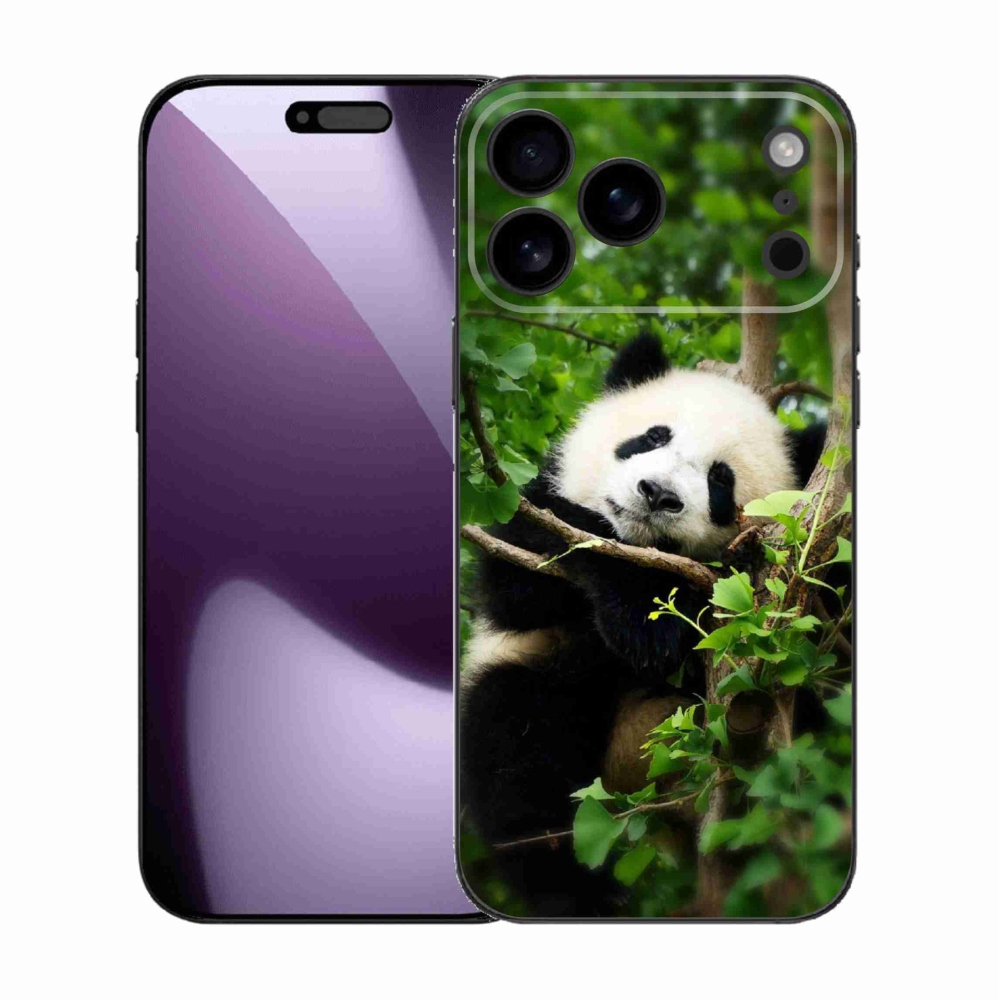 Gelový kryt mmCase na iPhone 17 Pro Max - panda