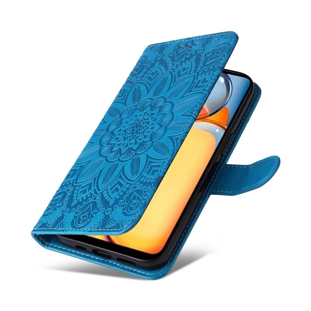 Sunflower knížkové pouzdro na Xiaomi Poco C65/Redmi 13C - modré