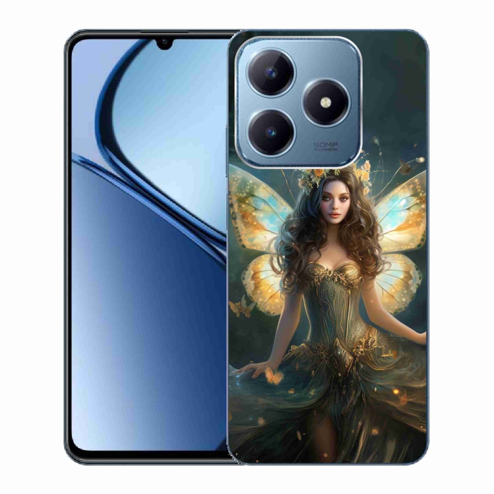 Gelový kryt mmCase na Realme C63 - motýlí žena