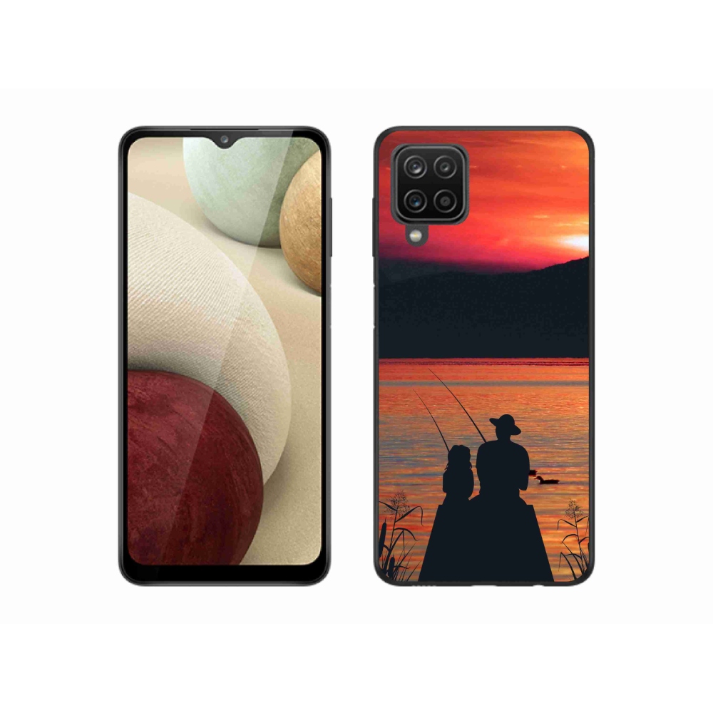 Gelový kryt mmCase na Samsung Galaxy A12 - rybaření 3