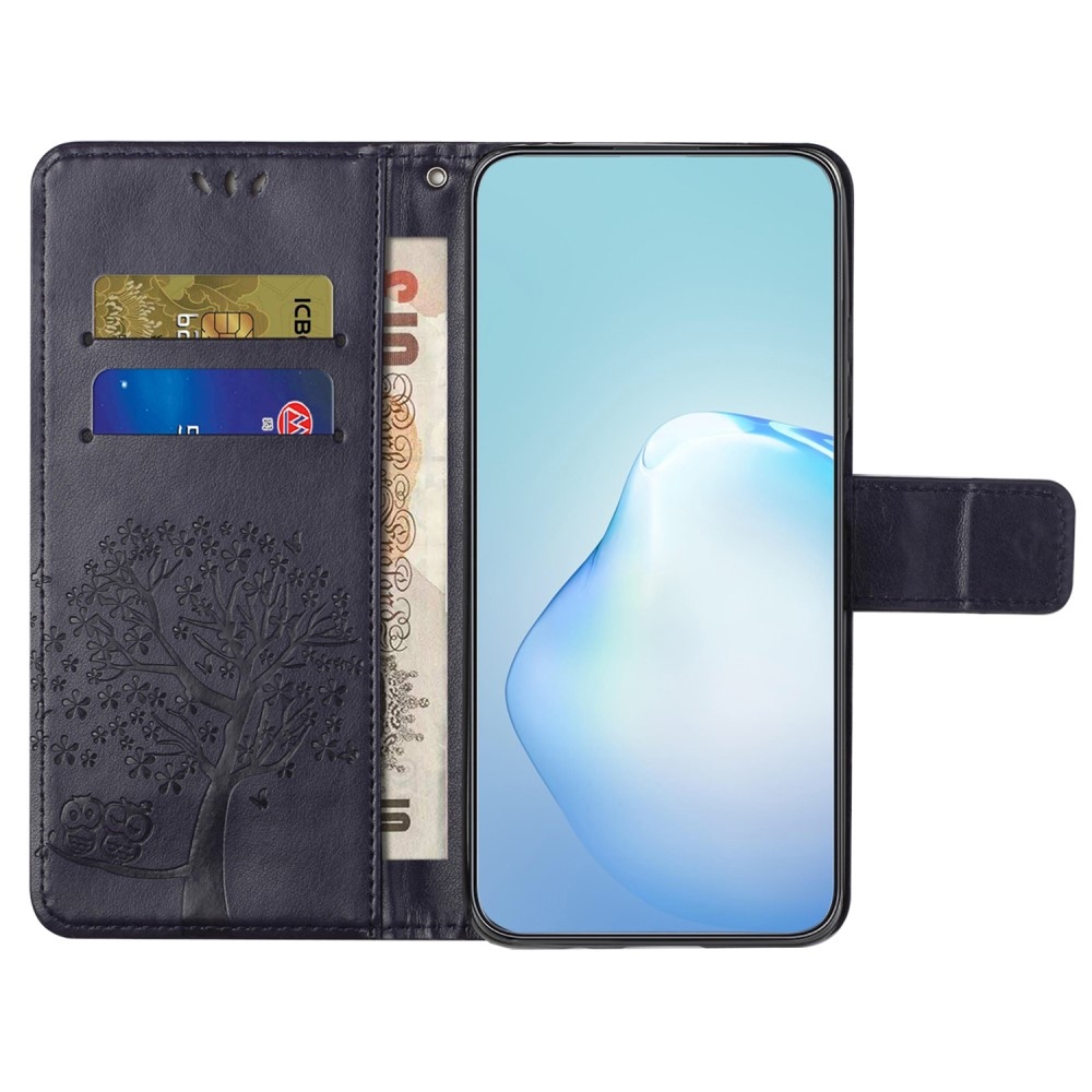 Tree knížkové pouzdro na Samsung Galaxy S24+/S25+ - tmavěfialové