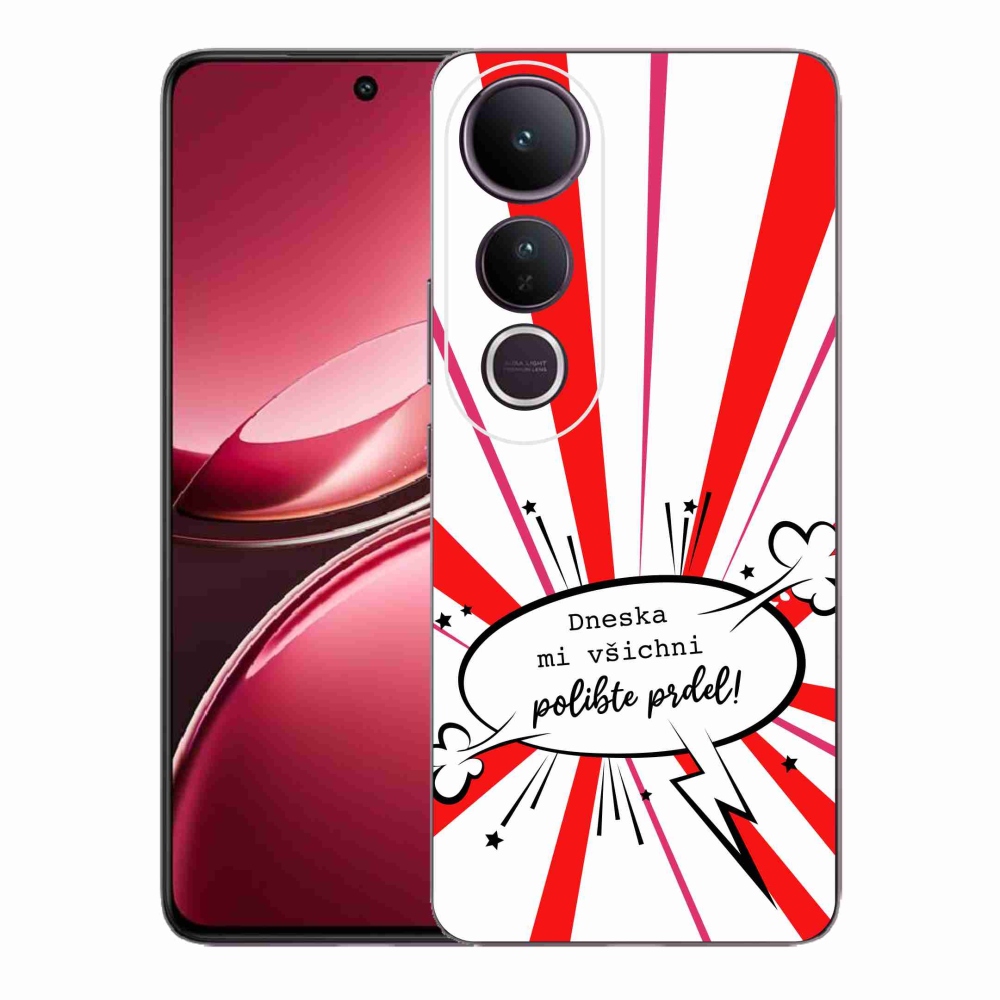 Gelový kryt mmCase na Vivo V50 Lite 4G/5G - vtipný text 15 bílé pozadí