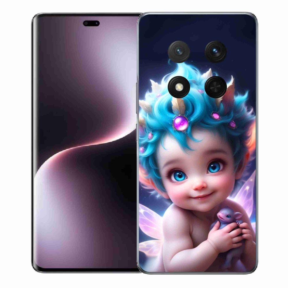 Gelový kryt mmCase na Honor Magic 7 Lite 5G - dítě s motýlími křídly