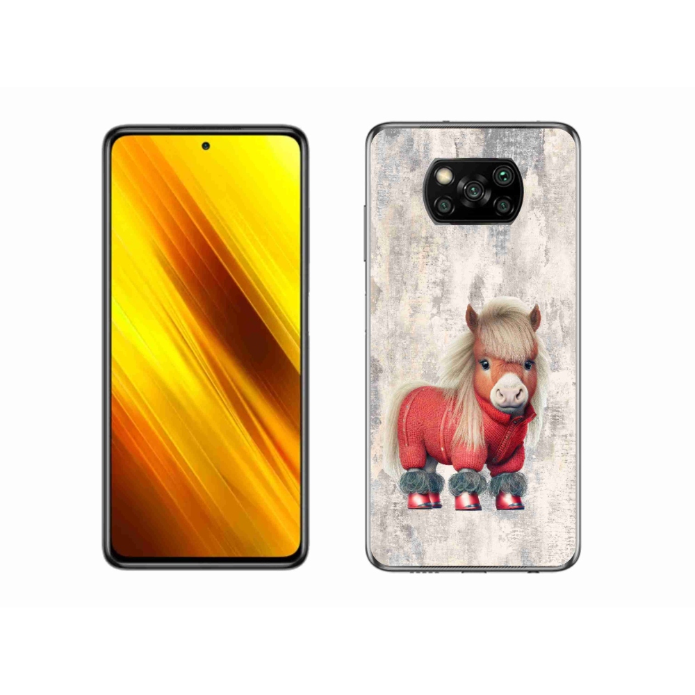 Gelový kryt mmCase na Xiaomi Poco X3 Pro - poník ve svetru
