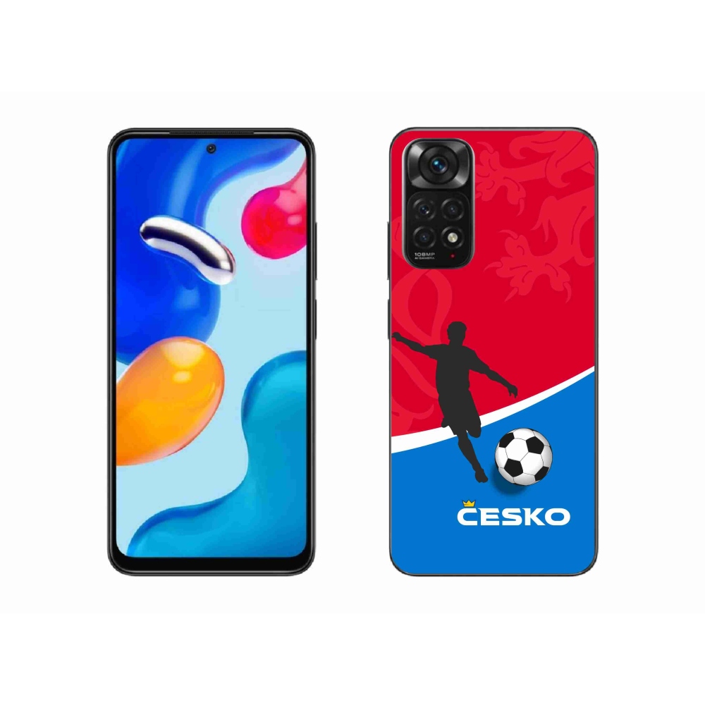 Gelový kryt mmCase na Xiaomi Redmi Note 11S 4G - fotbal Česko