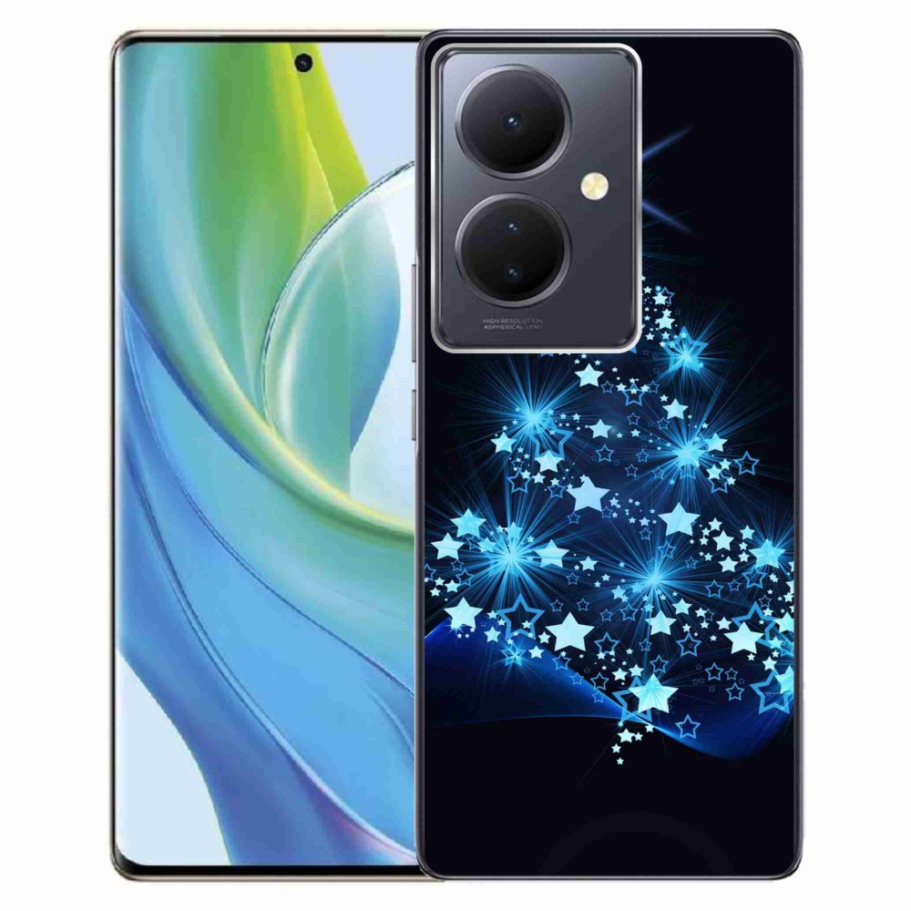 Gelový kryt mmCase na Vivo V29 Lite 5G - vánoční stromek