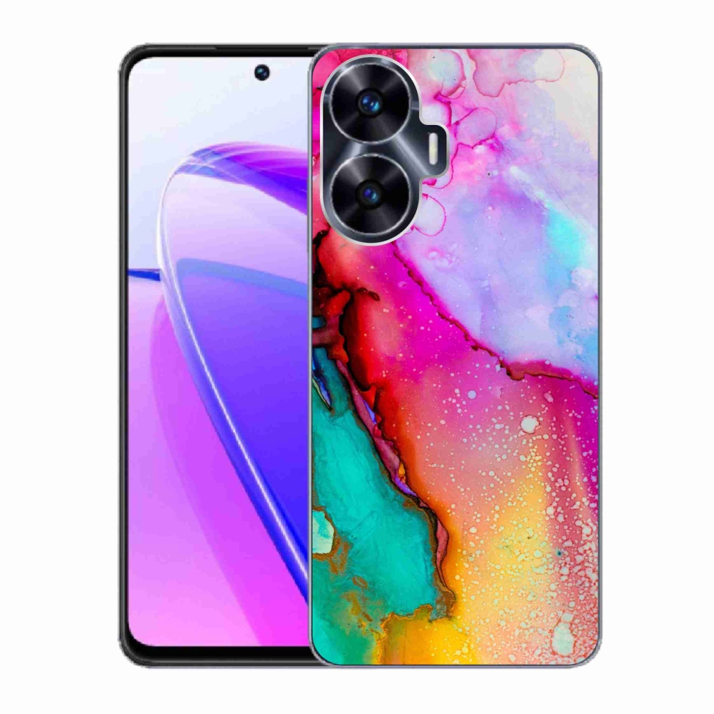Gelový kryt mmCase na Realme C55 - abstrakt 24