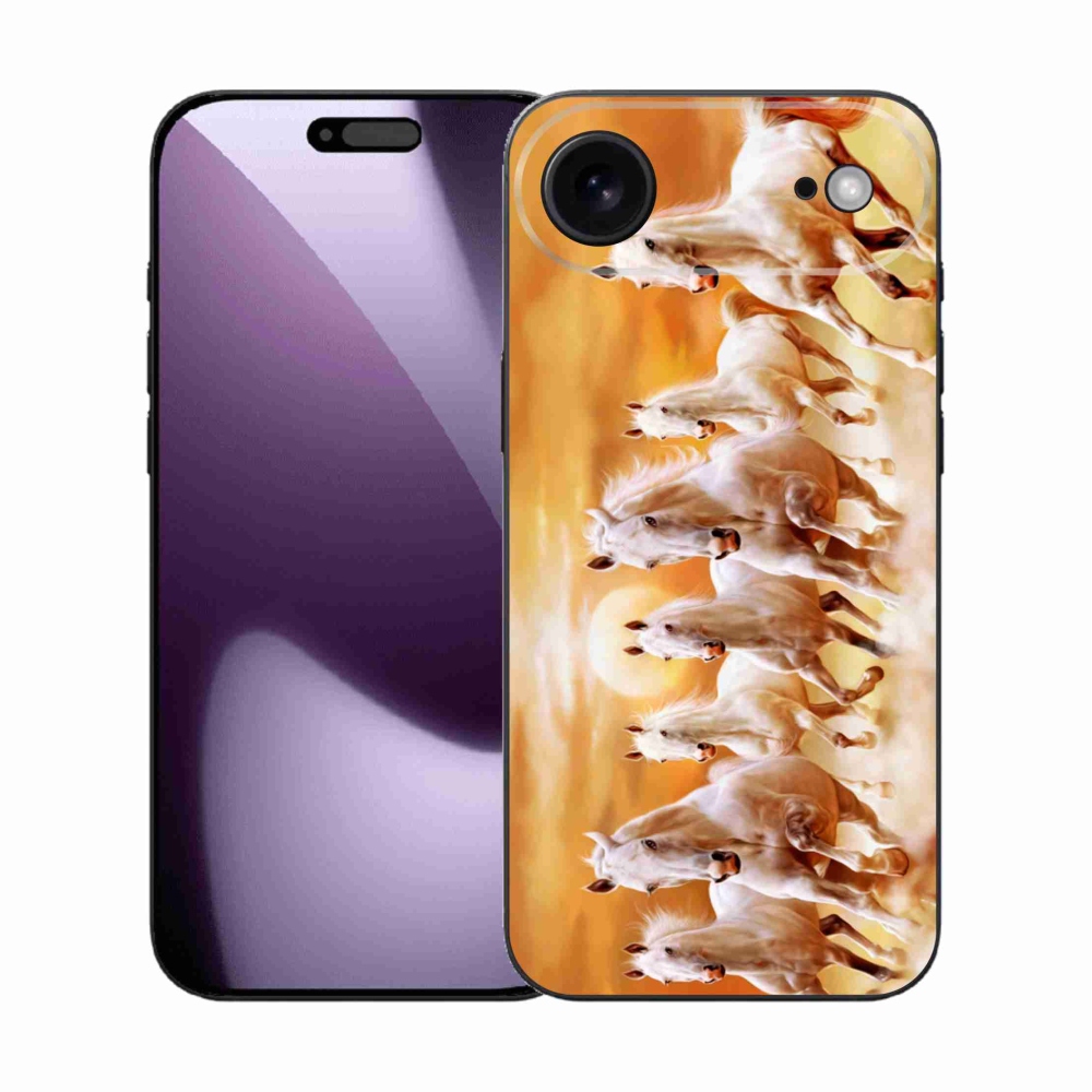 Gelový kryt mmCase na iPhone 17 Air - koně 2