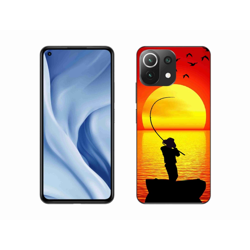 Gelový kryt mmCase na Xiaomi Mi 11 Lite 4G/5G - rybaření