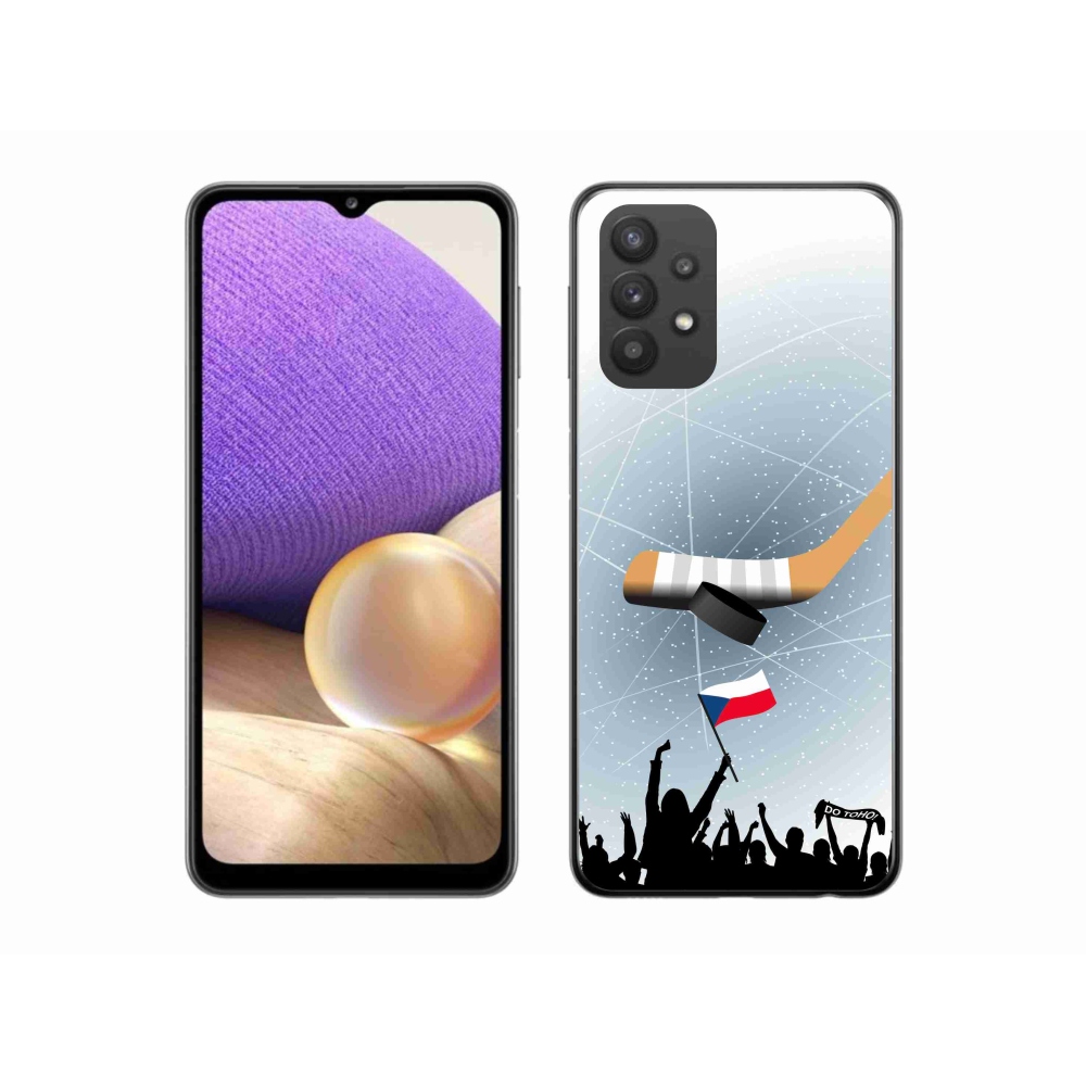 Gelový kryt mmCase na Samsung Galaxy A32 5G - fanoušci hokeje