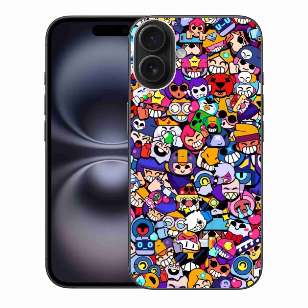 Gelový kryt mmCase na iPhone 16 Plus - brawl stars 2