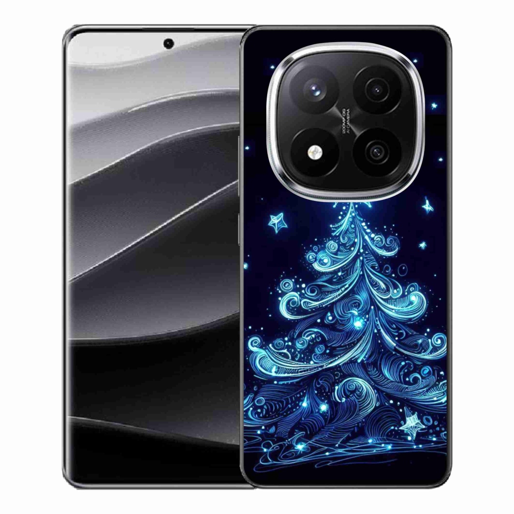 Gelový kryt mmCase na Xiaomi Redmi Note 14 Pro+ 5G - neonový vánoční stromek 4