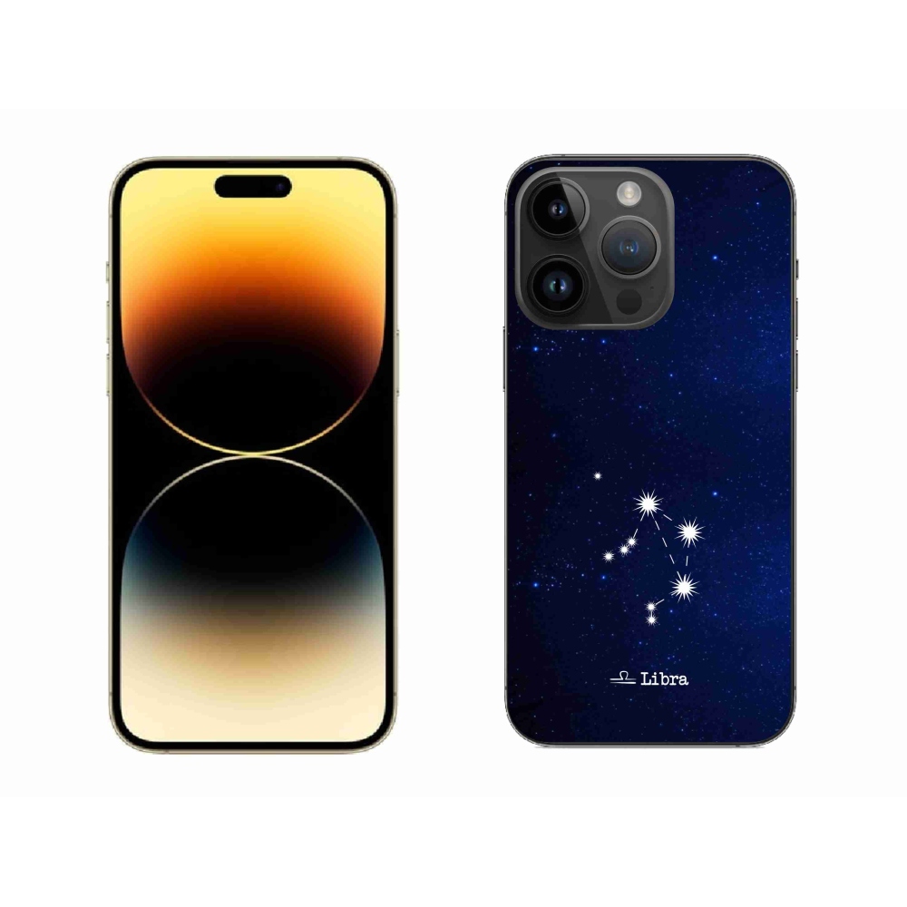 Gelový kryt mmCase na iPhone 14 Pro Max 6.7 - souhvězdí Váhy