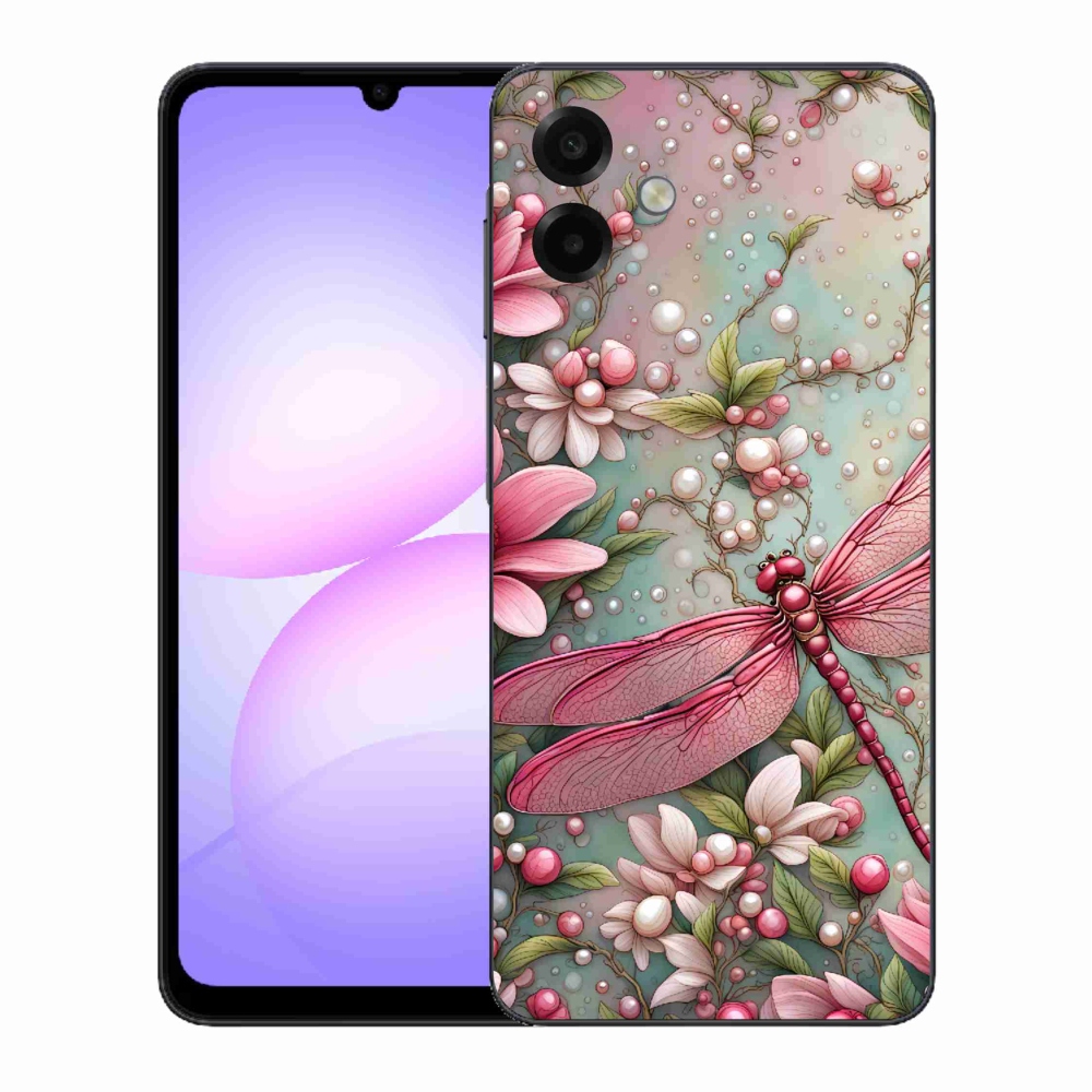 Gelový kryt mmCase na Samsung Galaxy A07 4G - vážka