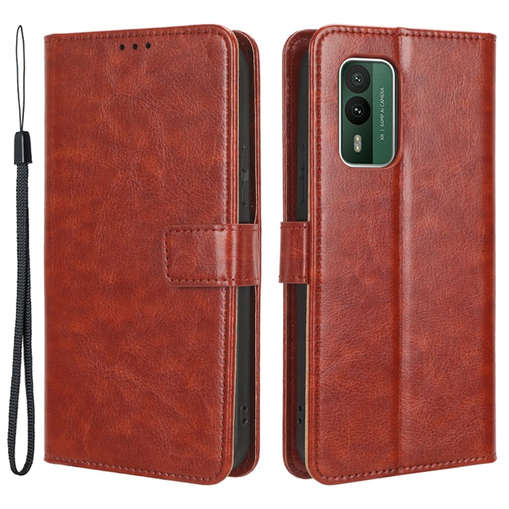 Horse knížkové pouzdro na Nokia XR21 - hnědé