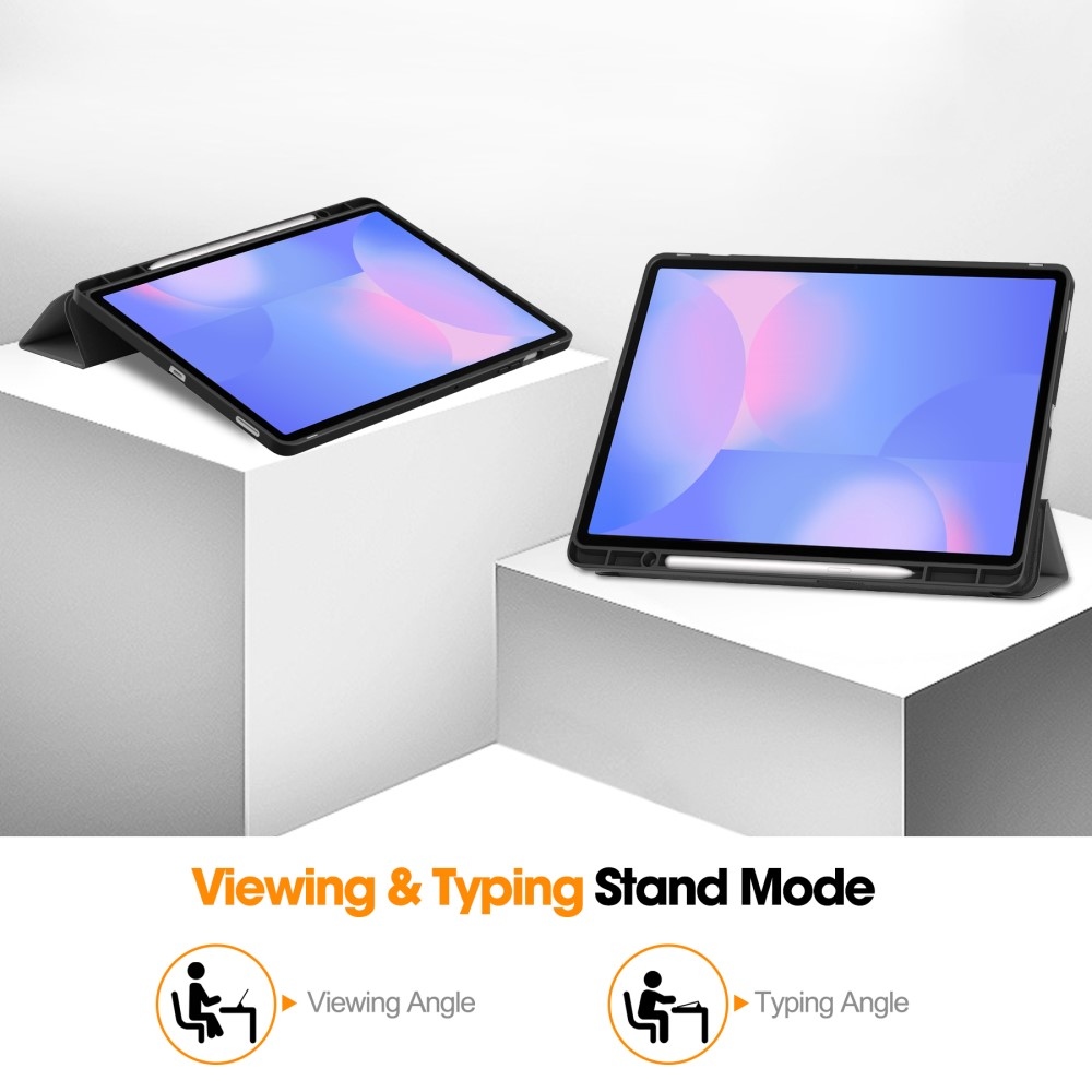 Casy chytré zavírací pouzdro na Samsung Galaxy Tab S10 FE+ - šedé