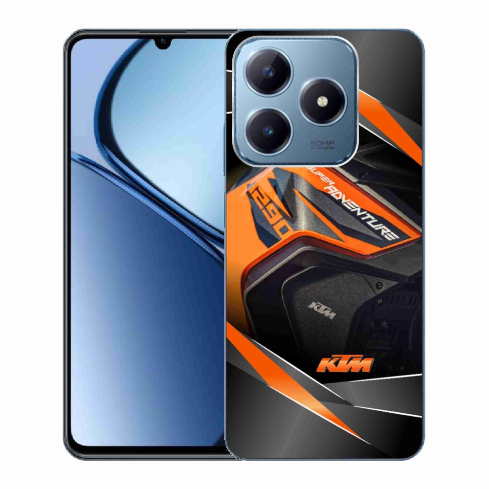 Gelový kryt mmCase na Realme C63 - motorka ktm