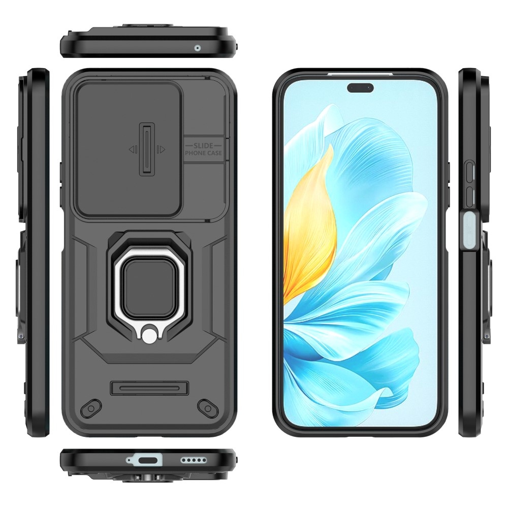 Lens odolný hybridní kryt na Honor 200 Lite 5G - černý