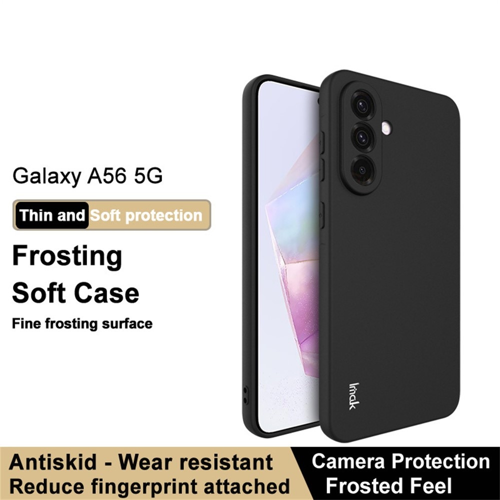 IMK matný gelový obal na Samsung Galaxy A56 5G - černý