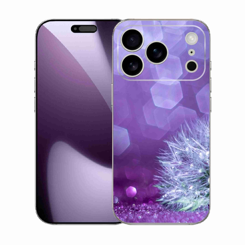 Gelový kryt mmCase na iPhone 17 Pro - odkvetlá pampeliška 2