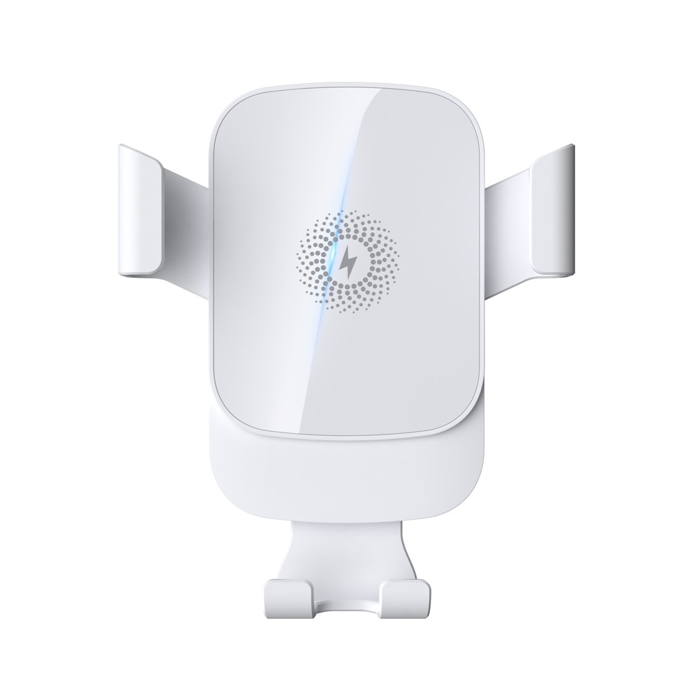 CF96 bezdrátová nabíječka do auta s držákem do ventilace 15 W - bílá