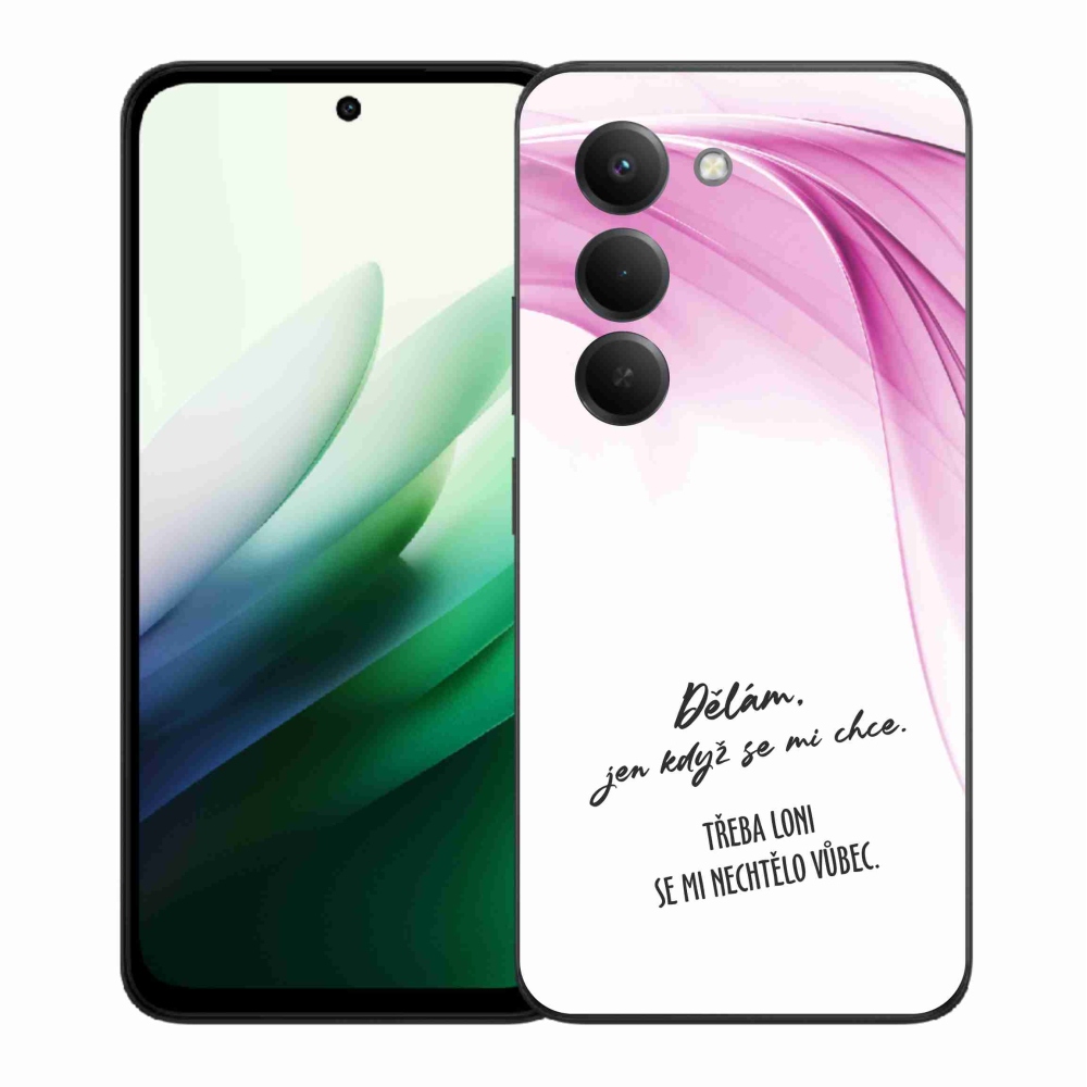 Gelový kryt mmCase na Xiaomi Redmi 15 5G (169mm) - vtipný text 12 bílé pozadí