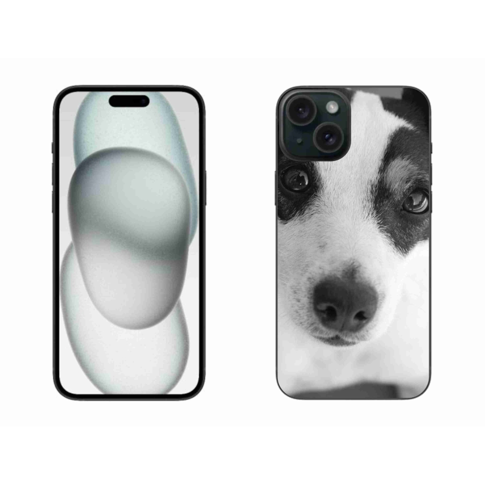 Gelový kryt mmCase na iPhone 15 Plus - pes