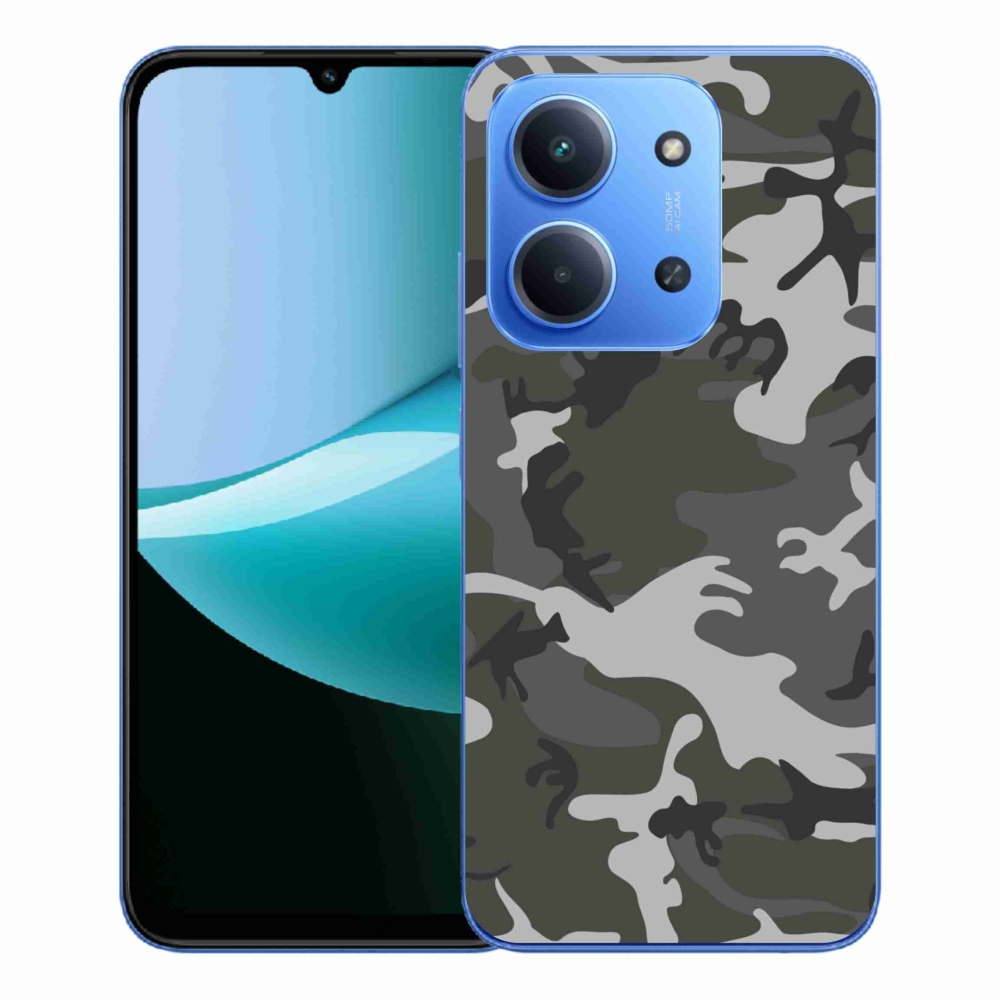 Gelový kryt mmCase na Xiaomi Redmi 15C 4G/5G (173mm) - maskáčový vzor