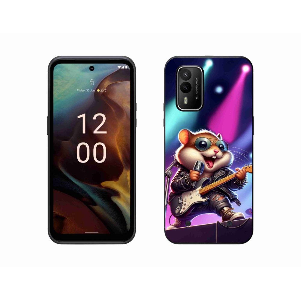 Gelový kryt mmCase na Nokia XR21 - křeček rocker