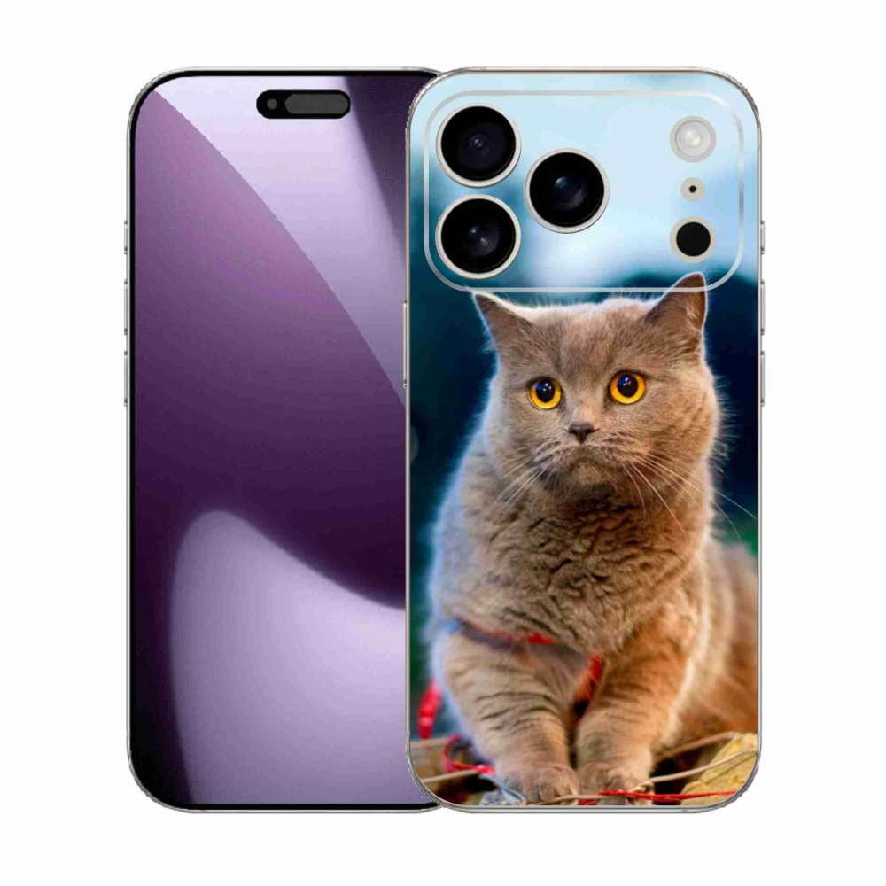 Gelový kryt mmCase na iPhone 17 Pro - britská modrá 2