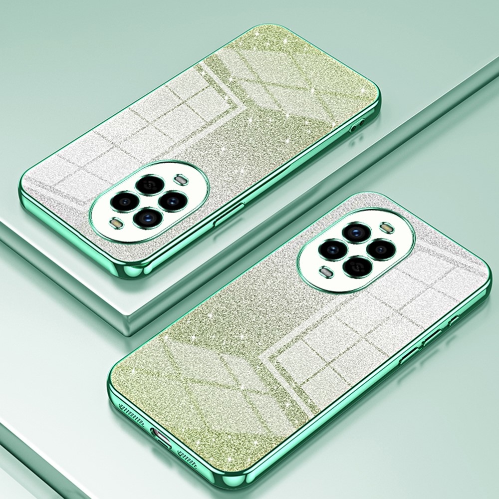 Cut gelový třpytivý obal na Huawei Nova 13 Pro 5G - zelený