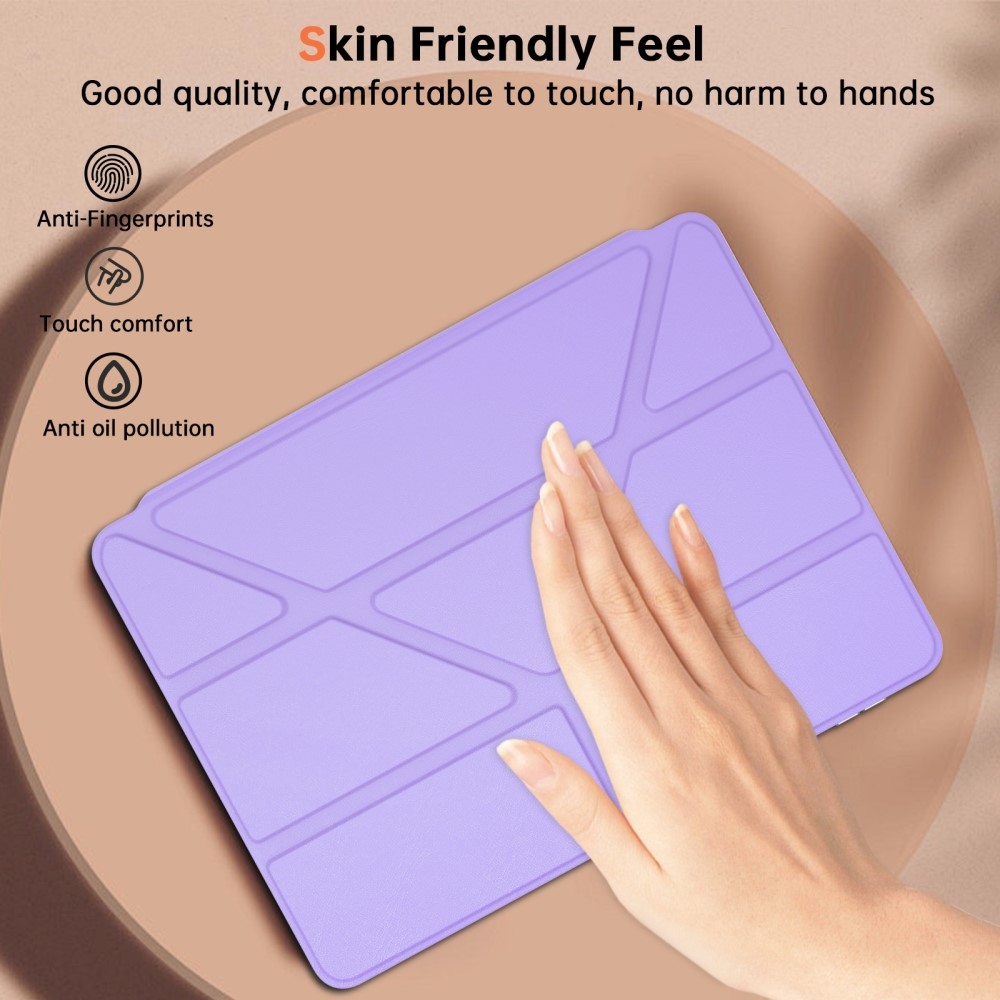Origami chytré polohovací pouzdro na tablet Xiaomi Pad 7/7 Pro - světlefialové