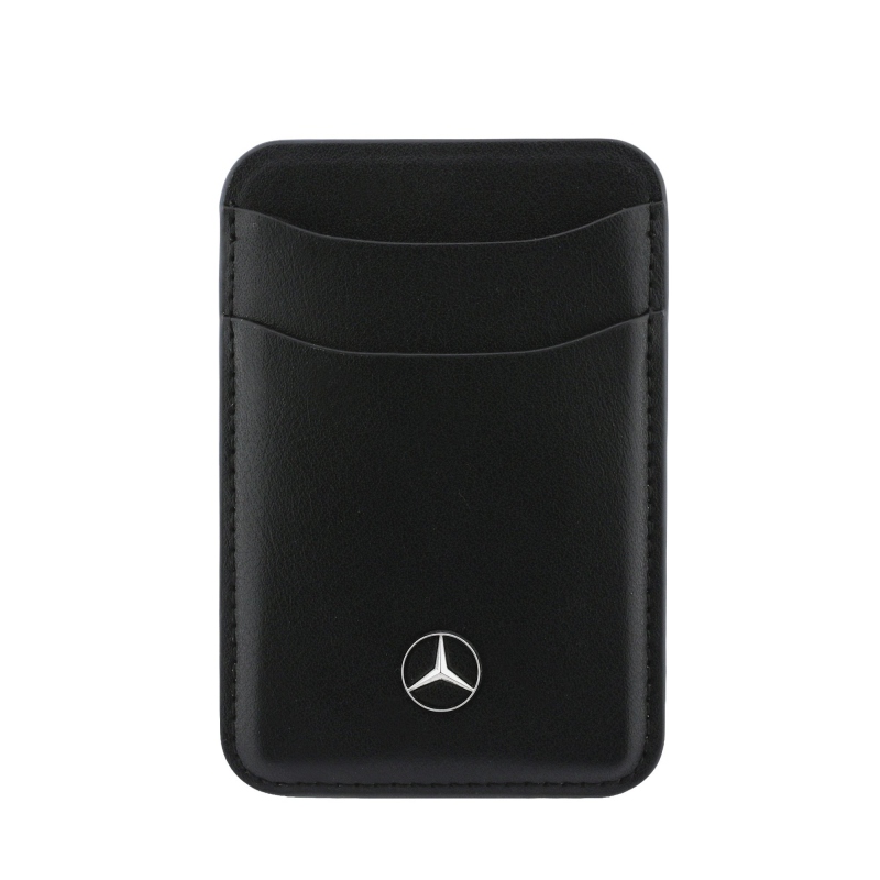 Mercedes PU Leather MagSafe Card Holder Peněženka Black
