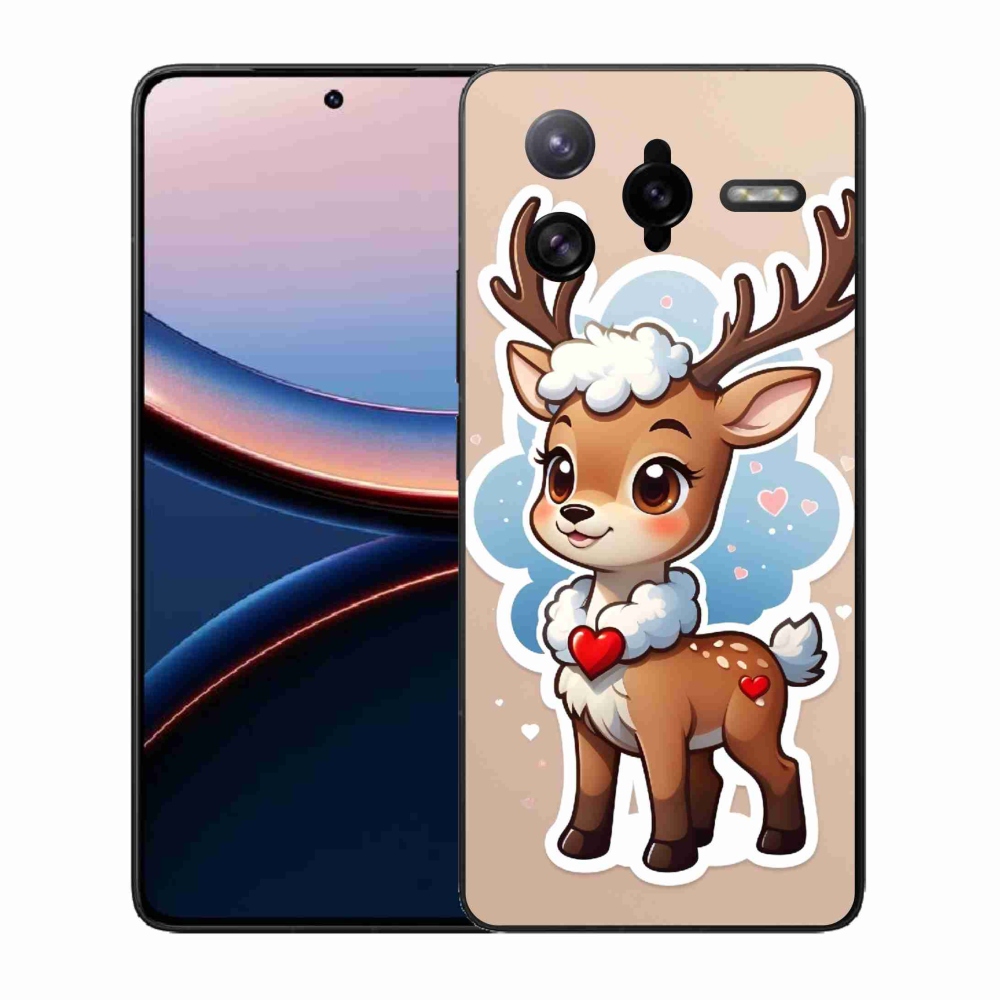 Gelový kryt mmCase na Xiaomi Poco F7 Ultra - kreslený sob