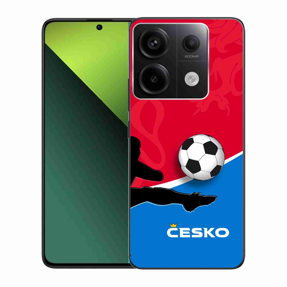 Gelový kryt mmCase na Xiaomi Redmi Note 13 Pro 5G/Poco X6 5G - fotbal Česko 2