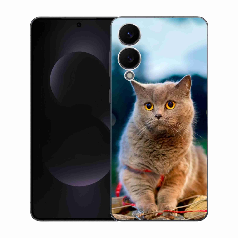 Gelový kryt mmCase na Samsung Galaxy S25 Edge - britská modrá 2