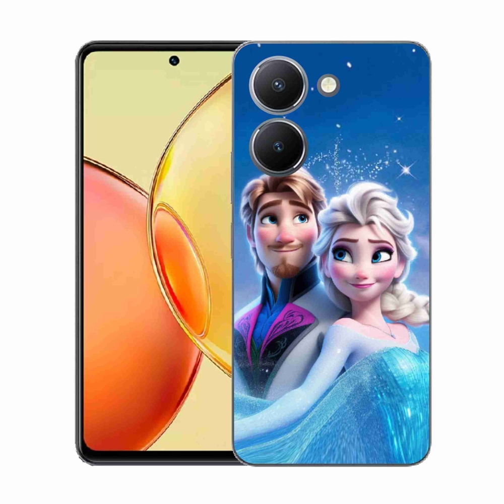 Gelový kryt mmCase na Vivo Y36 - ledové království 1