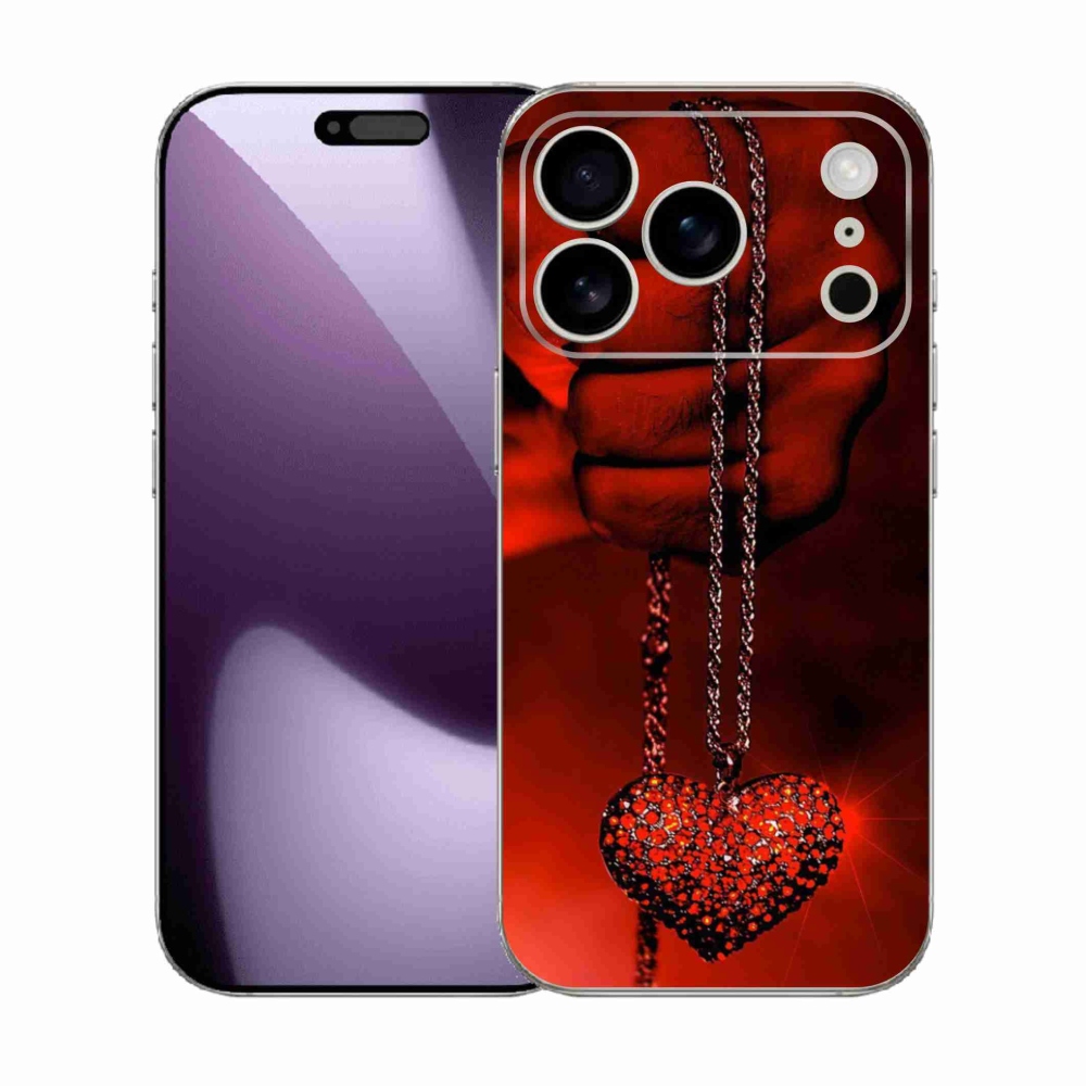 Gelový kryt mmCase na iPhone 17 Pro - náhrdelník