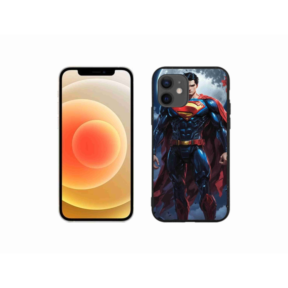 Gelový kryt mmCase na iPhone 12 mini - superman