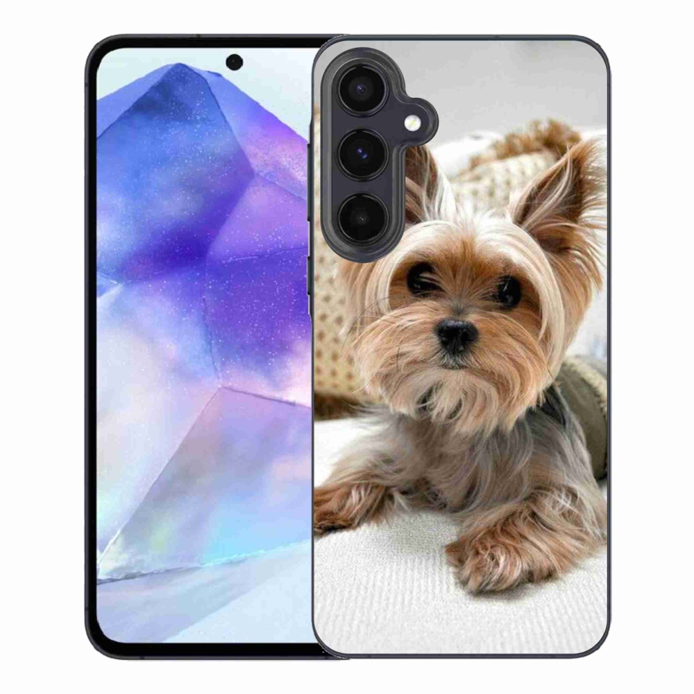 Gelový obal mmCase na Samsung Galaxy A55 5G - jorkšír 5