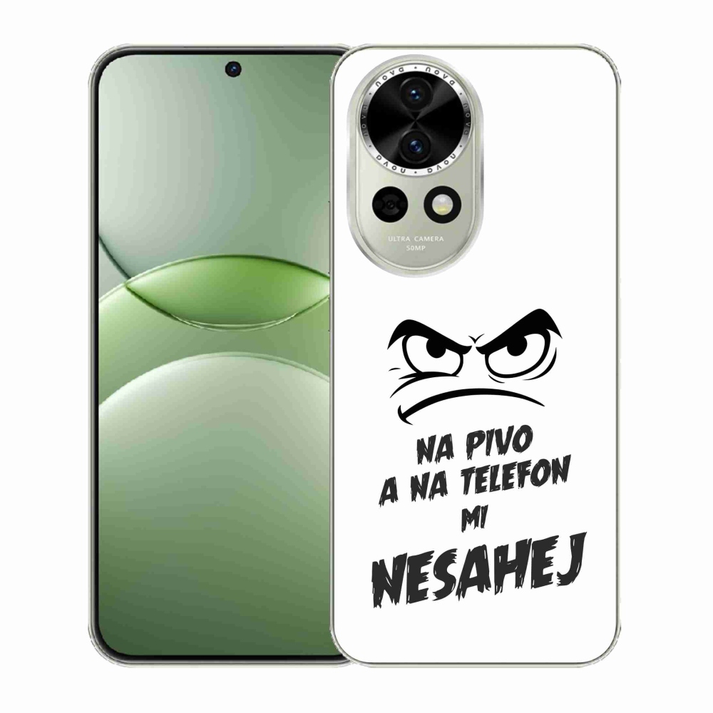 Gelový kryt mmCase na Huawei Nova 13 5G - pivní motiv 2 bílé pozadí